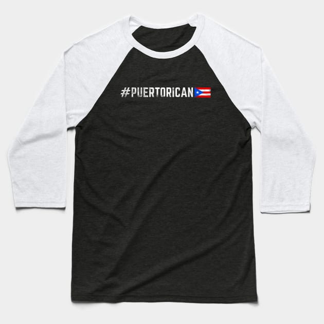 #PuertoRican Puerto Rico Proud Boricua Baseball T-Shirt by PuertoRicoShirts